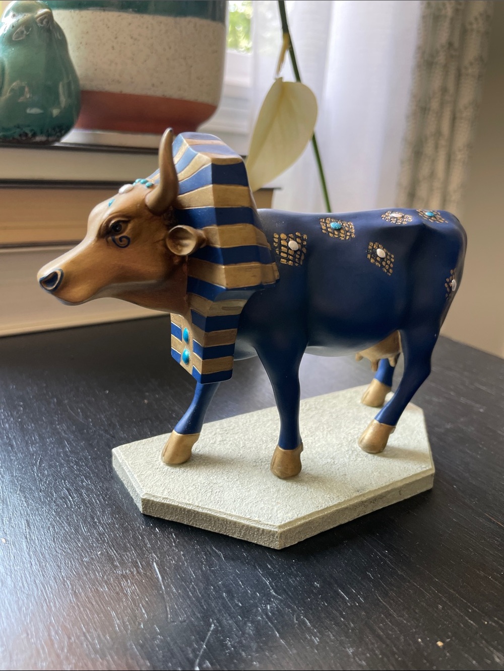 CowParade Tutancowmon Cow Figurine Item #9126